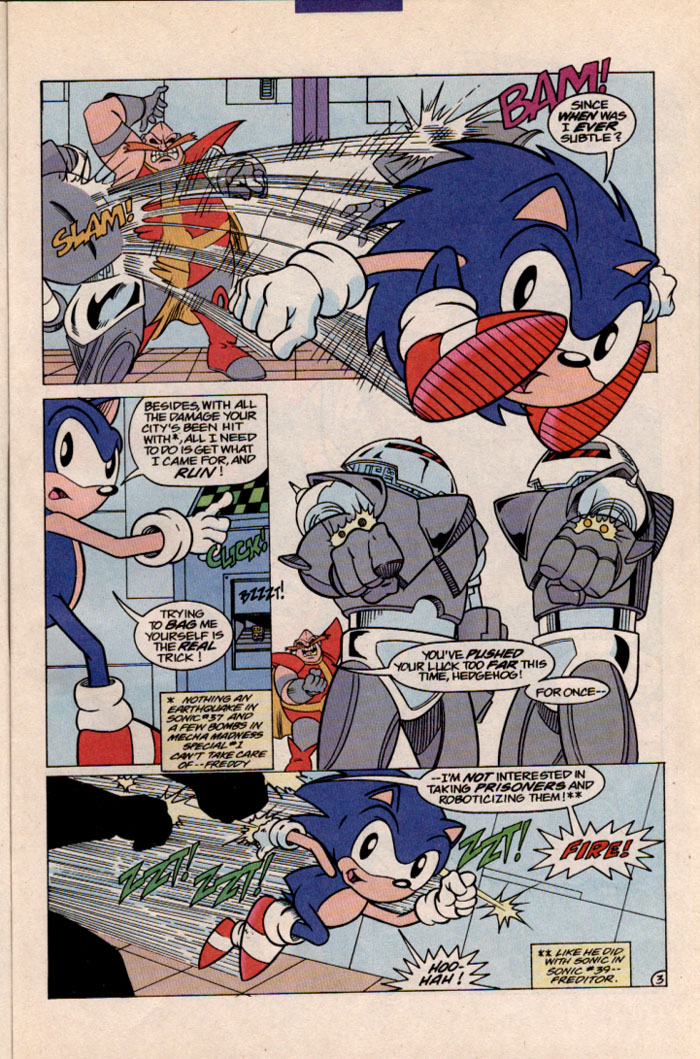 Sonic - Archie Adventure Series December 1996 Page 3